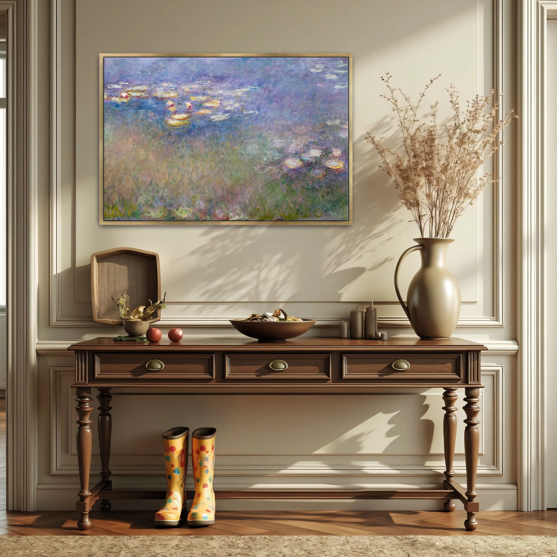 Water Lily Pond Impressionistic Landscape By Claude Monet