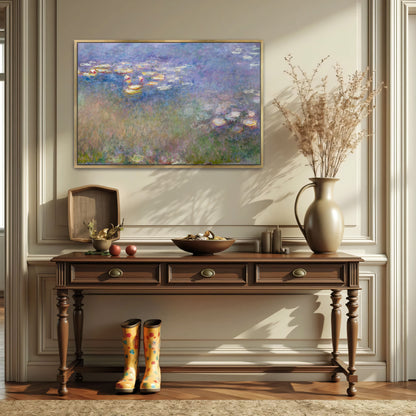 Water Lily Pond Impressionistic Landscape By Claude Monet