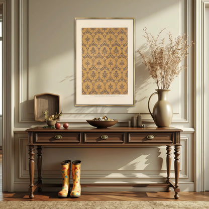 Italian Ornament Design, Floral Pattern, Geometric Shapes By Sydney Vacher