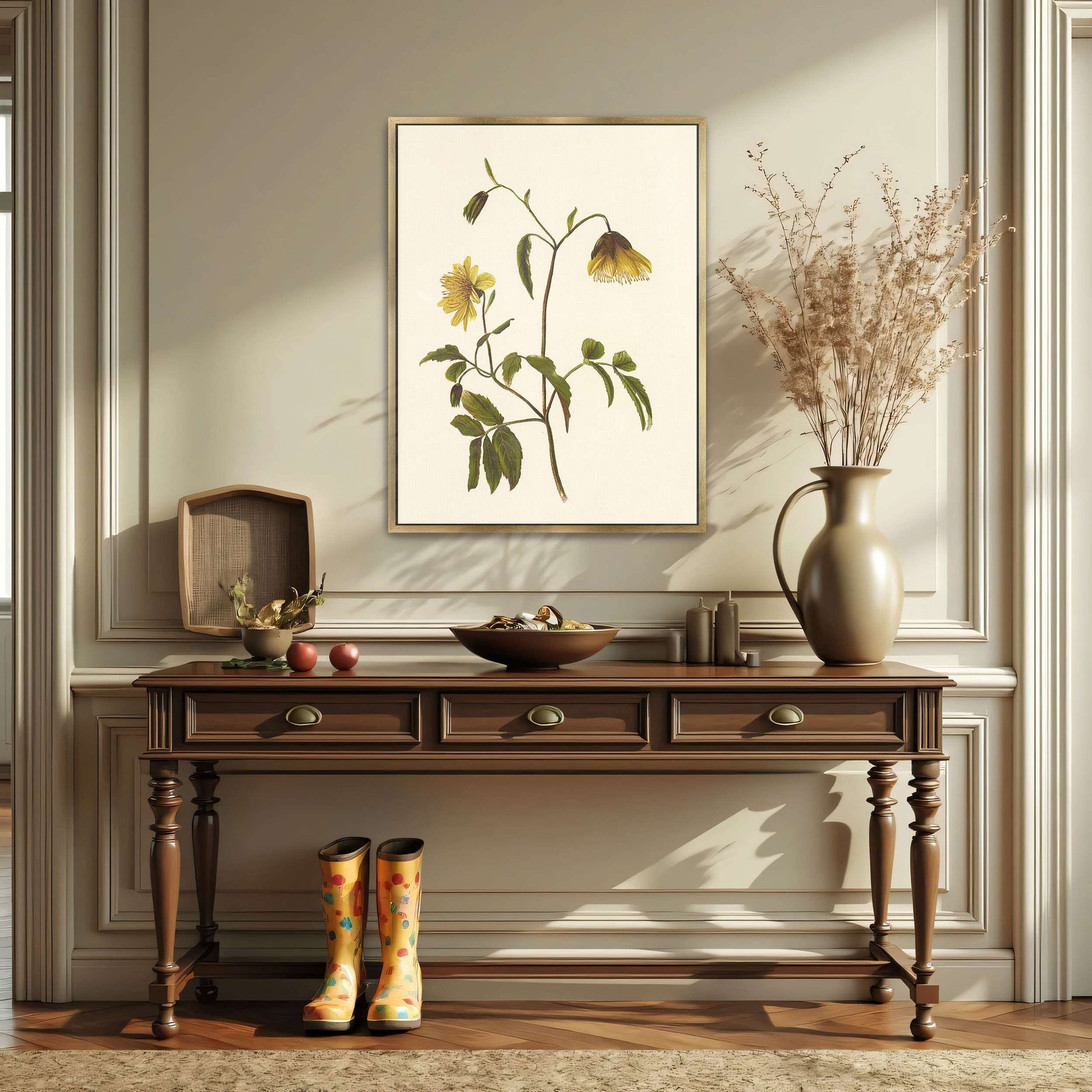 Hawaiian yellow flower illustration by Isabella McHutcheson Sinclair