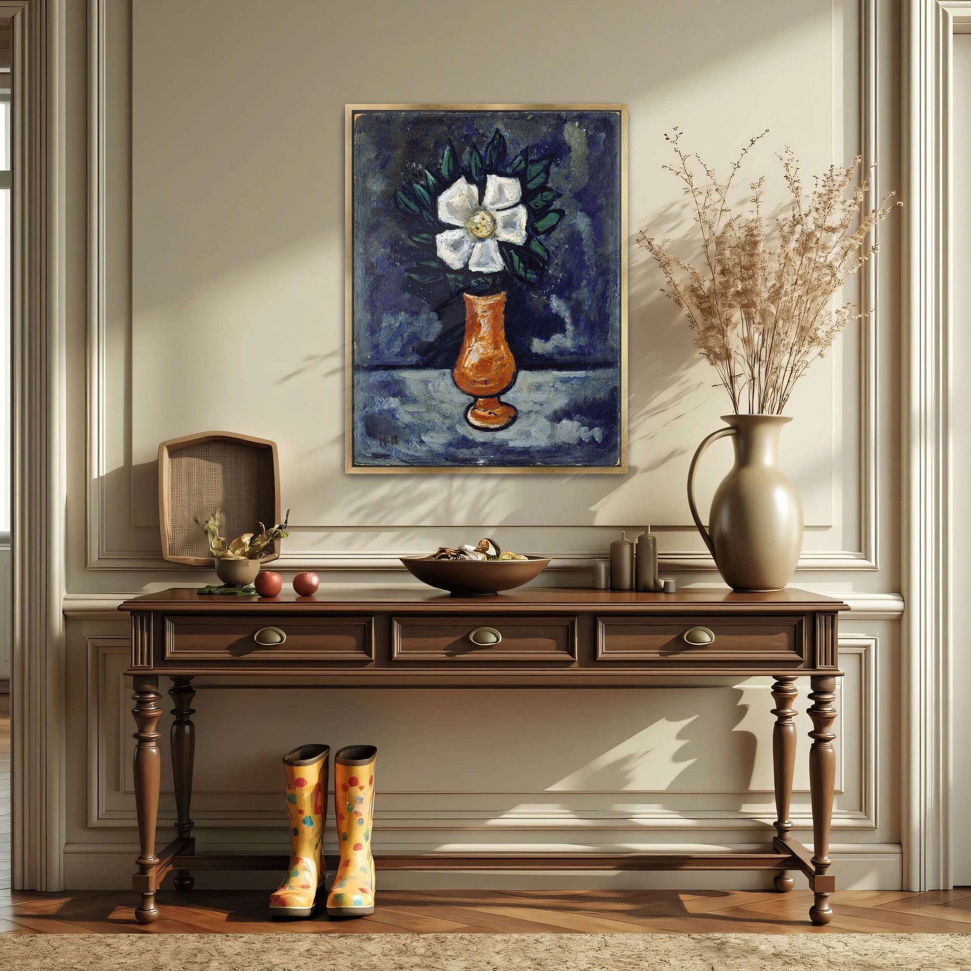 White Flower in a Vase by Marsden Hartley