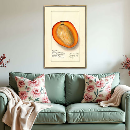 Haden Mango cross-section by Ellen Isham Schutt