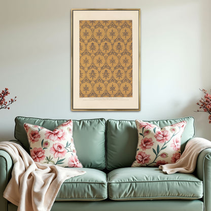 Italian Ornament Design, Floral Pattern, Geometric Shapes By Sydney Vacher