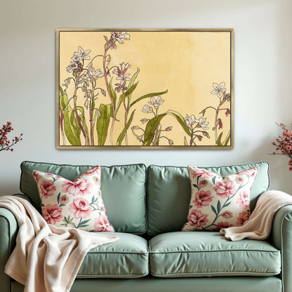 Delicate pink flowers by Hannah Borger Overbeck