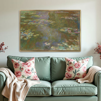 Water Lily Pond Impressionist Landscape By Claude Monet