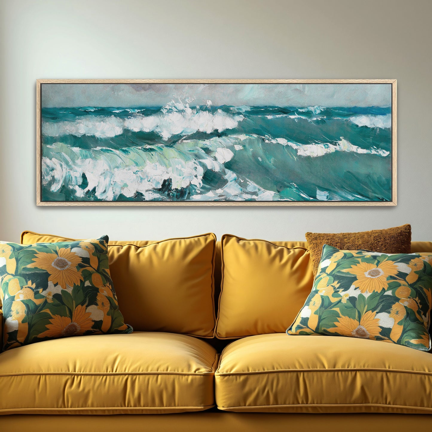 Impressionist Seascape with Whitecaps by Karl Hagemeister