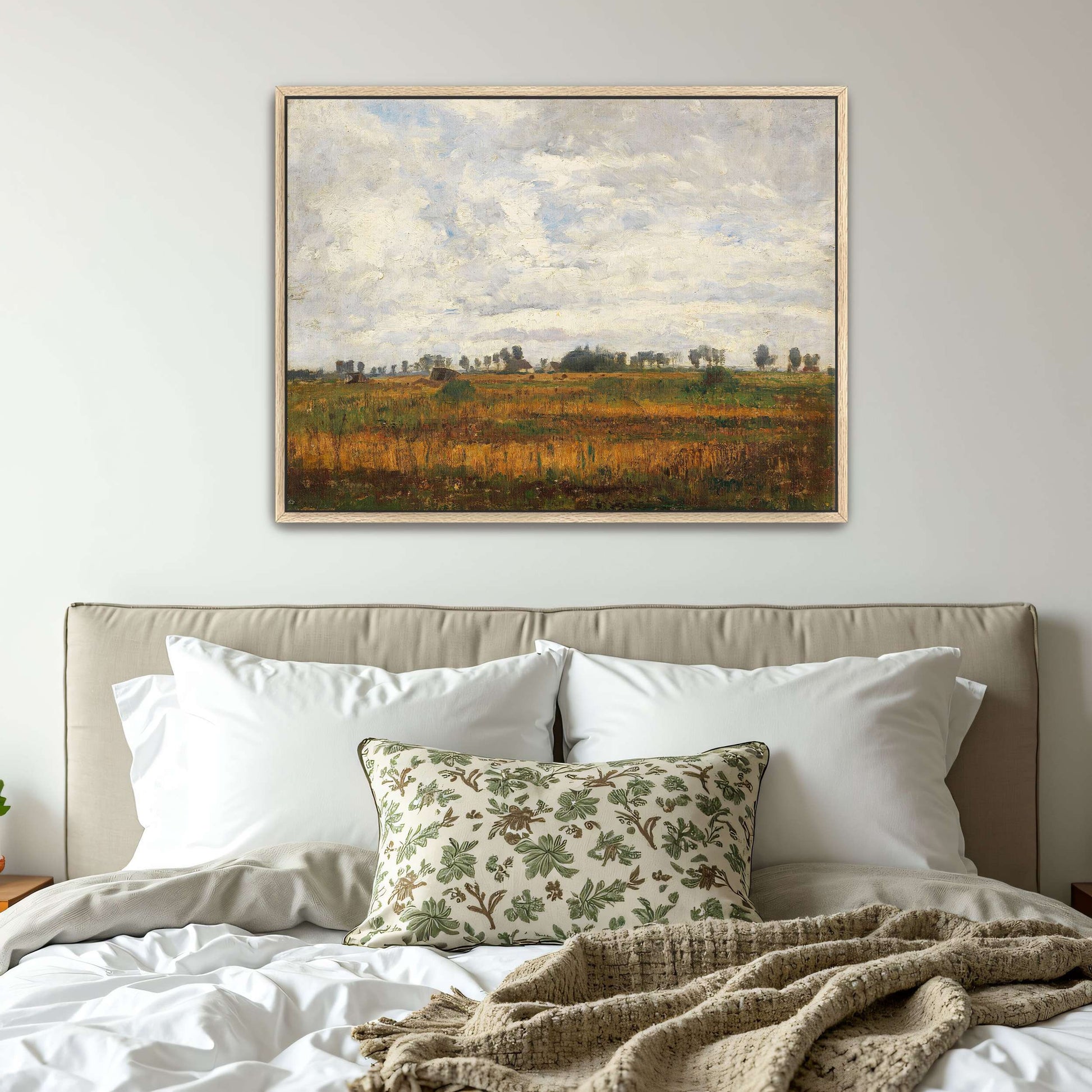 Rural landscape with cloudy sky by Paul Baum