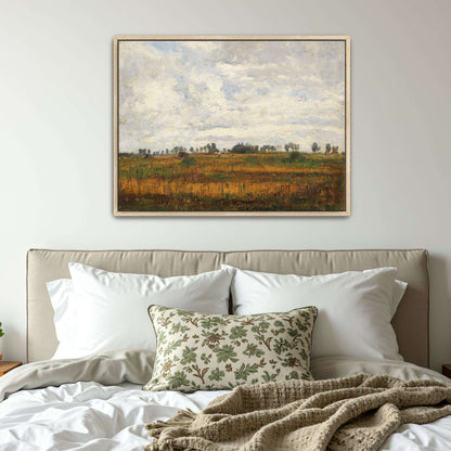 Rural landscape with cloudy sky by Paul Baum