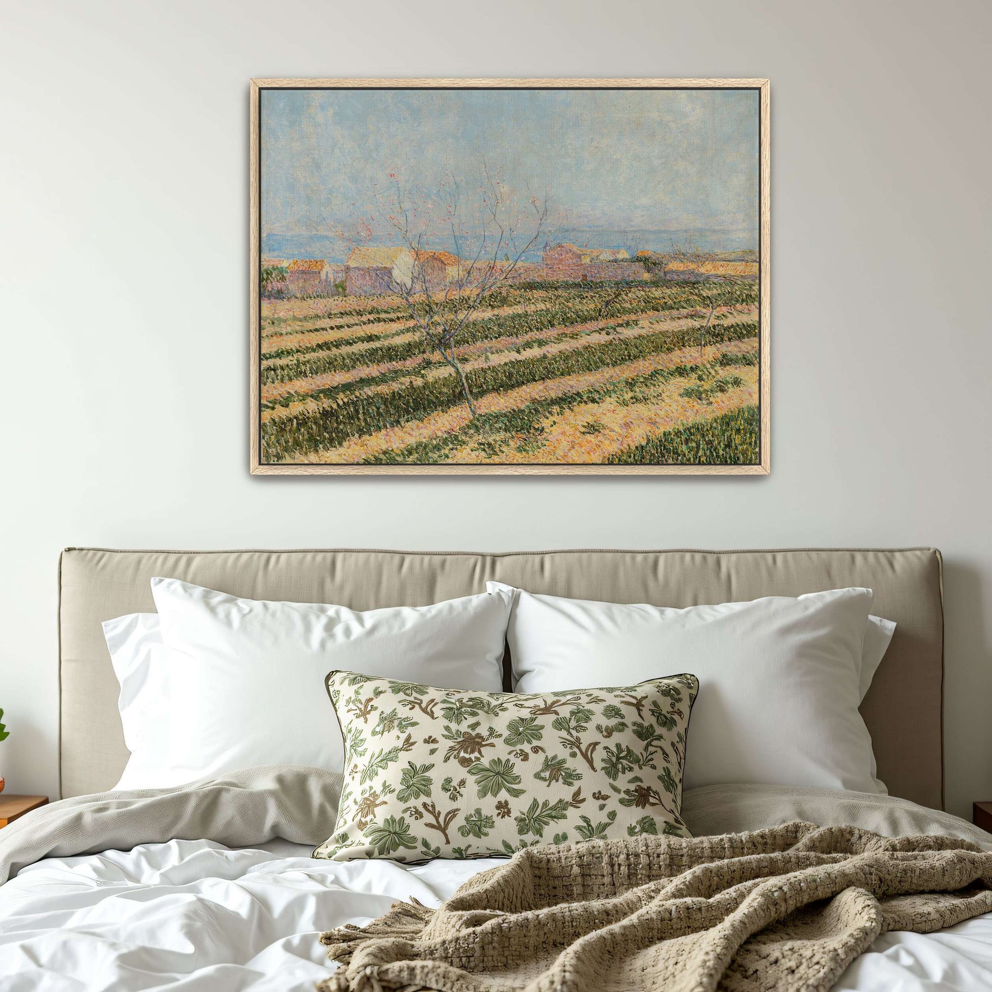 Countryside landscape with a tree by Paul Baum