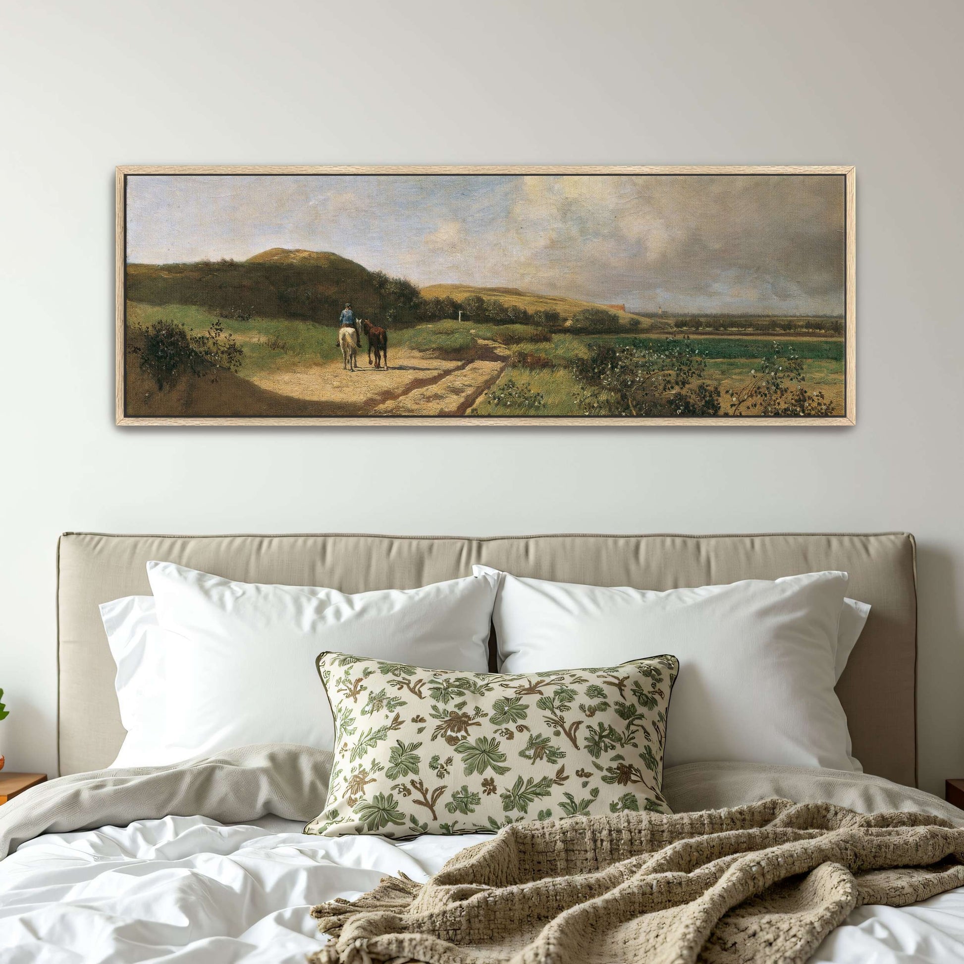 Horseback Rider on a Country Road by Eugen Jettel