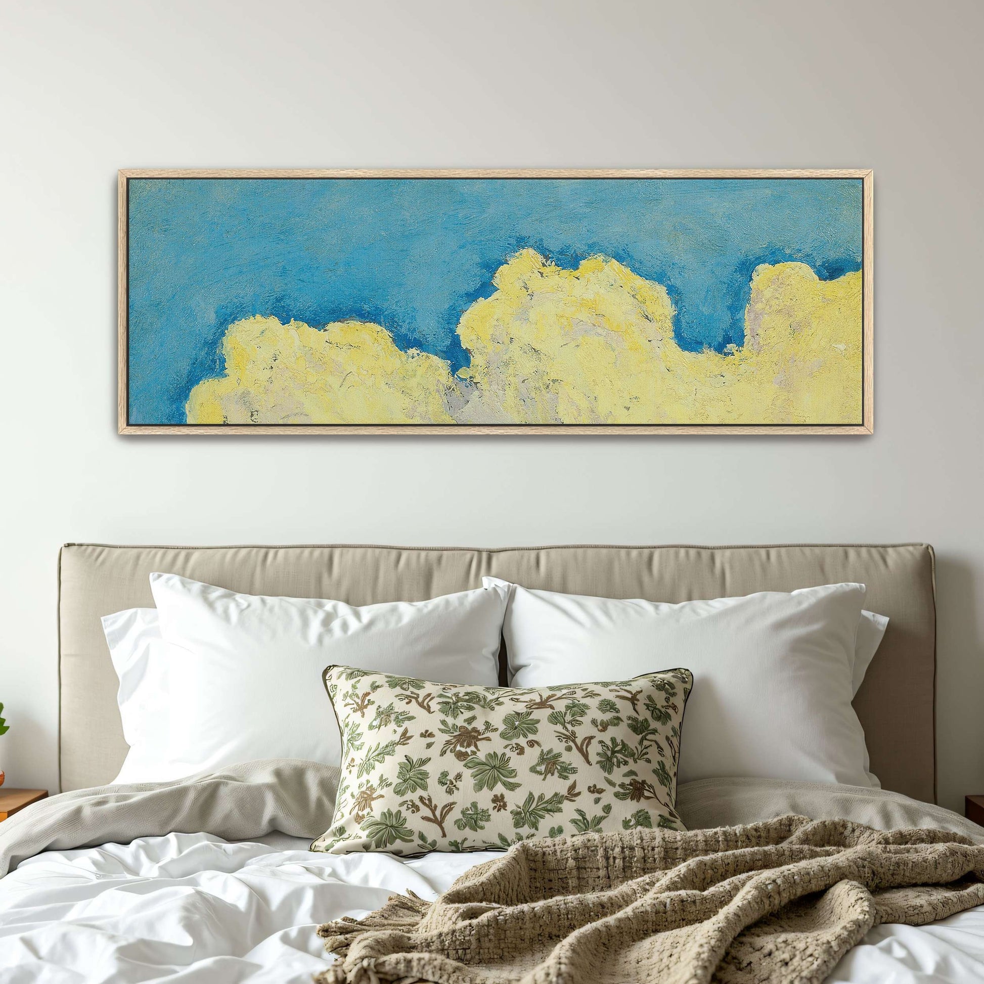 Abstract Cloud Landscape Painting by Koloman Moser