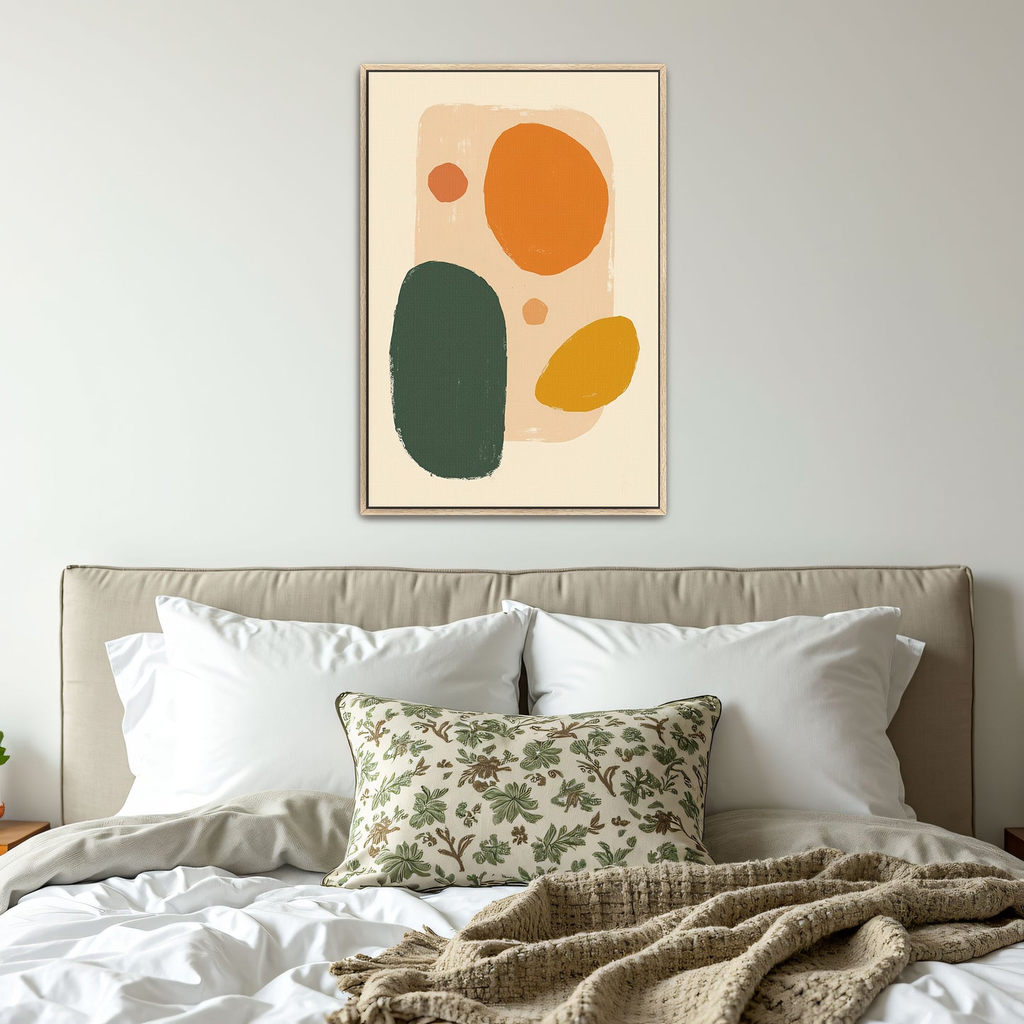 Abstract Shapes In Warm Tones By Yara Rabibzad