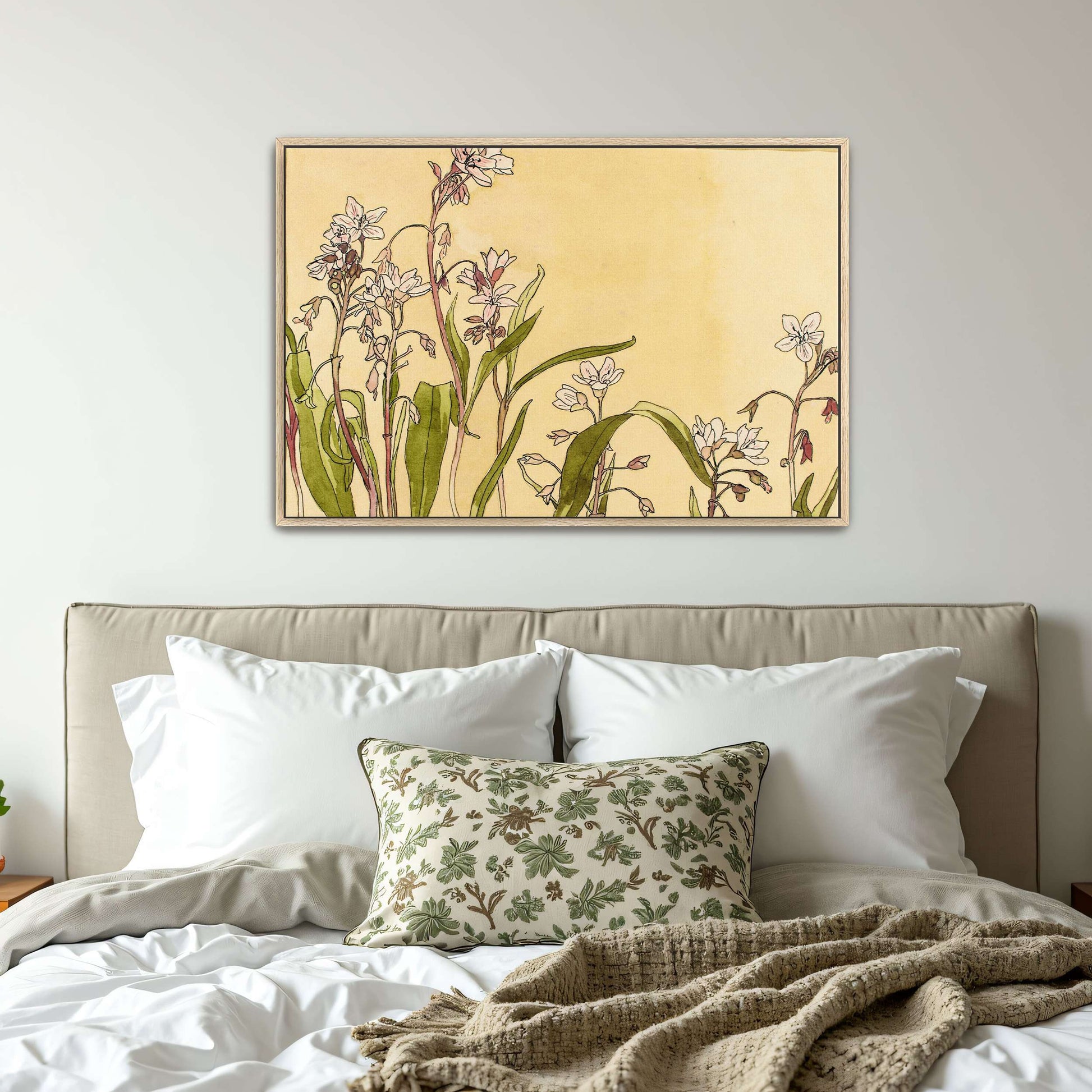 Delicate pink flowers by Hannah Borger Overbeck