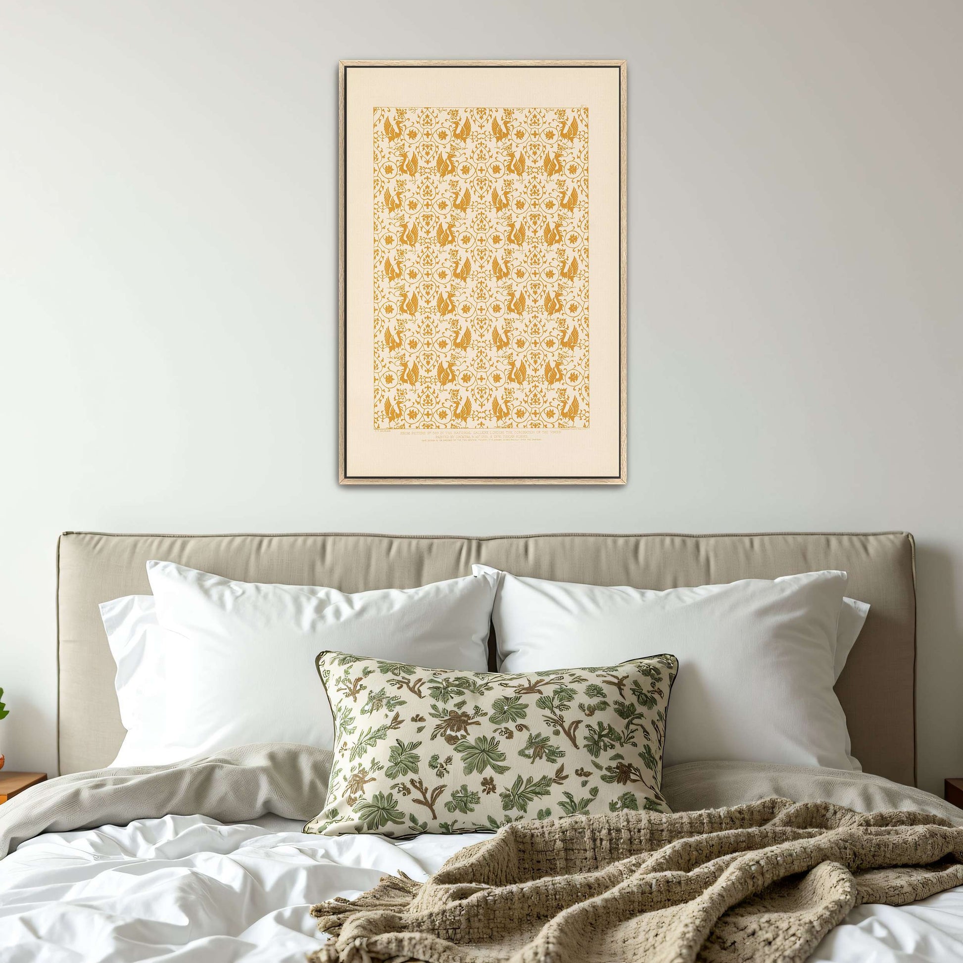Ornamental Design From The Coronation Of The Virgin By Sydney Vacher