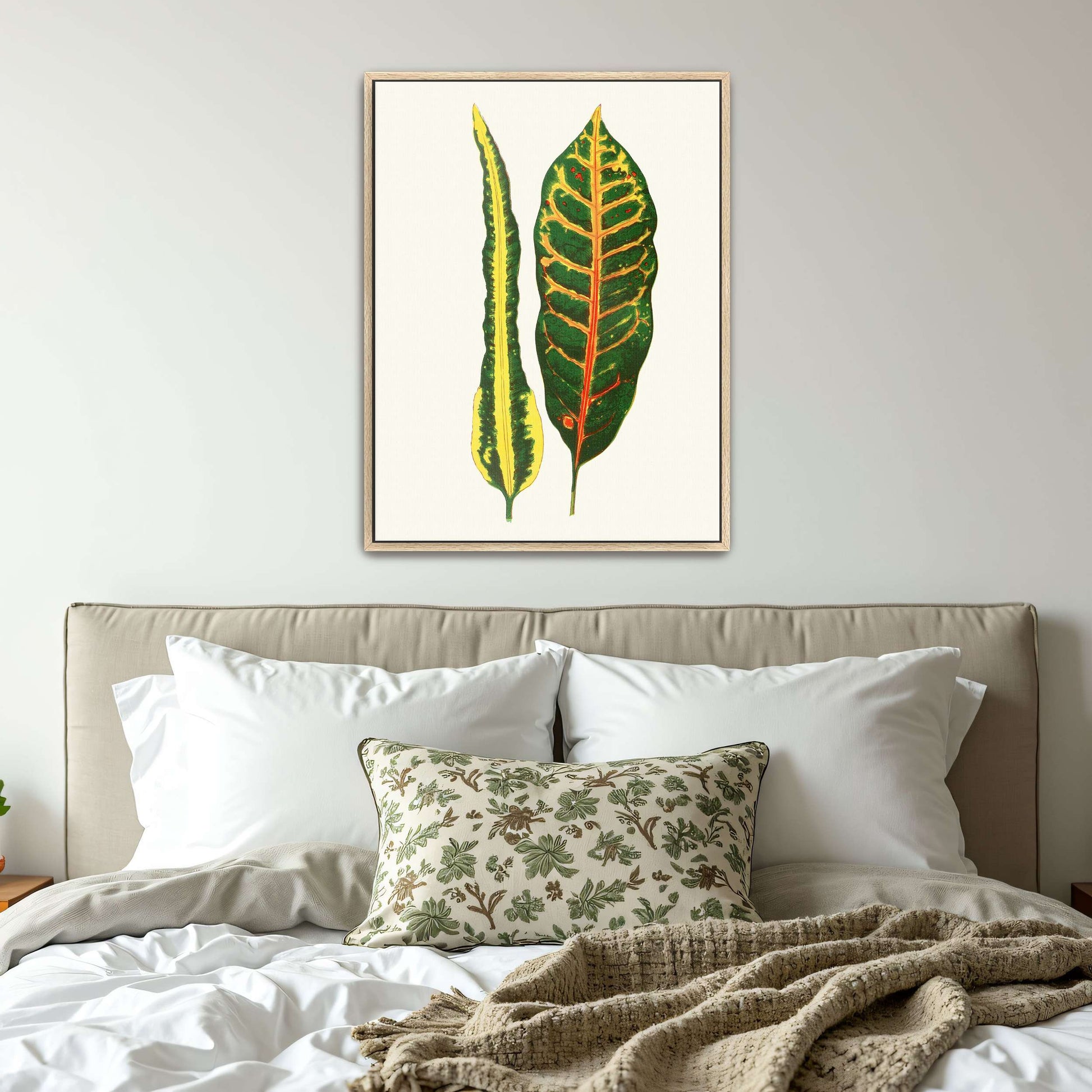 Two Croton Leaves by Edward Joseph Lowe