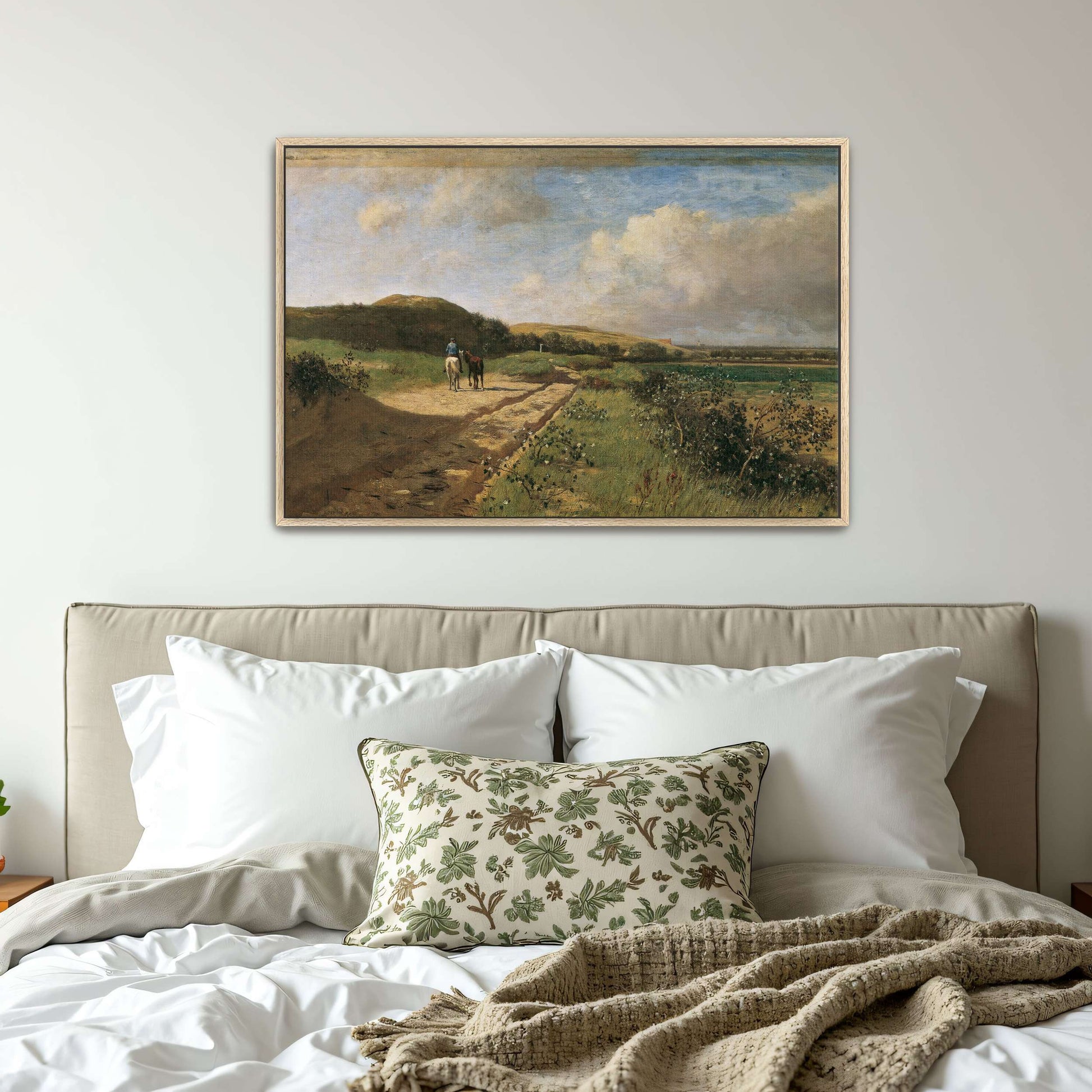Horseback Rider on a Country Road by Eugen Jettel