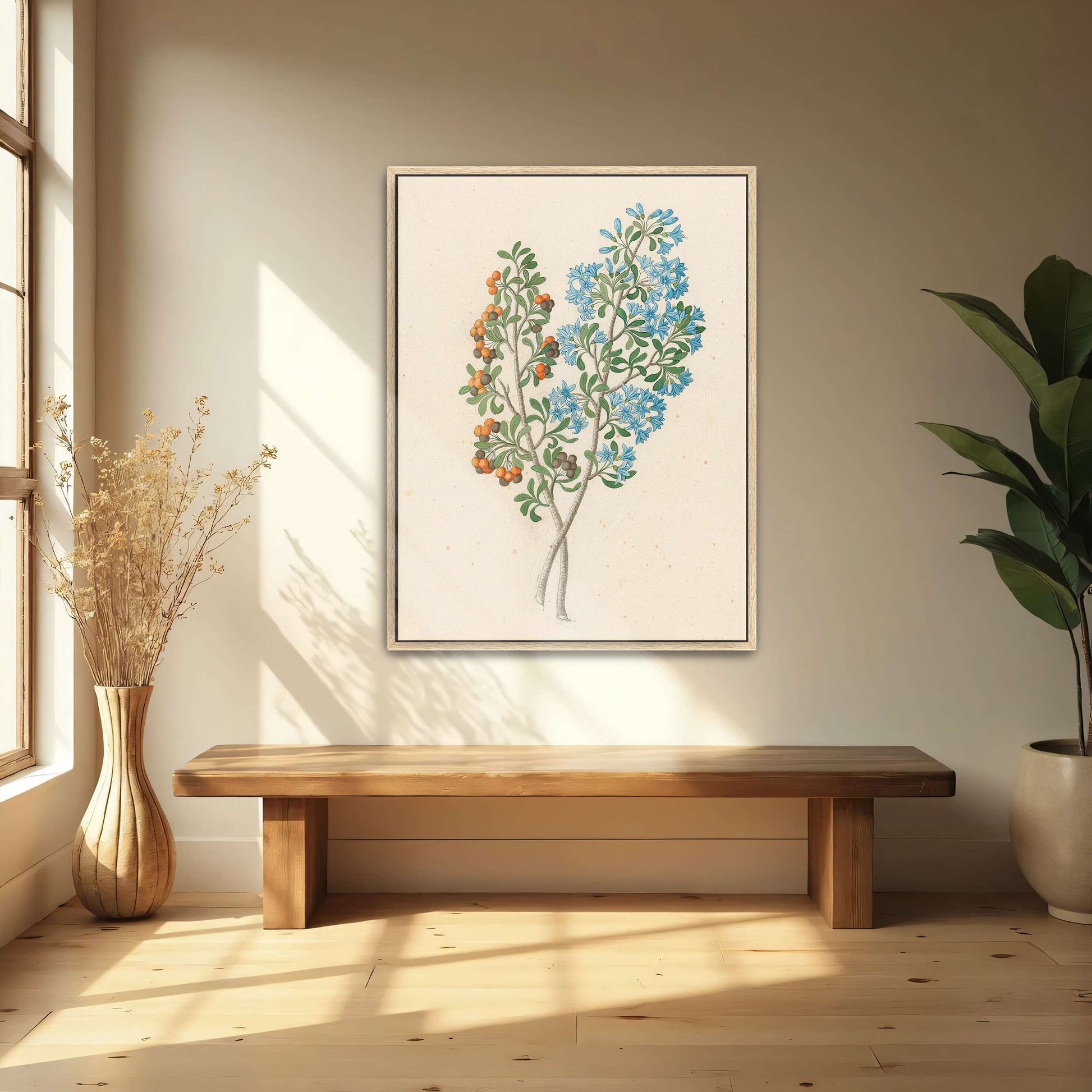 Botanical illustration of flowering plant by Clemenz Heinrich Wehdemann