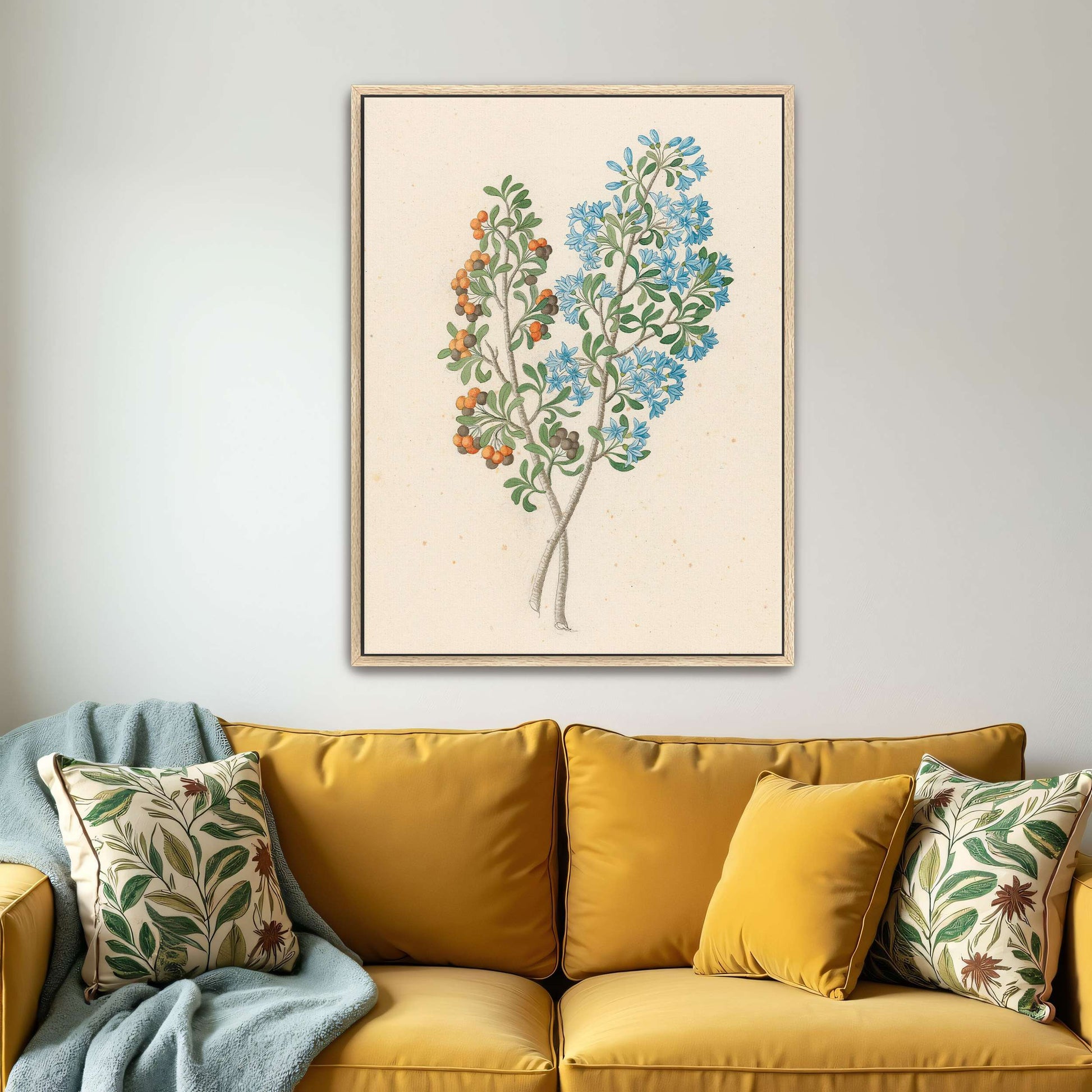 Botanical illustration of flowering plant by Clemenz Heinrich Wehdemann