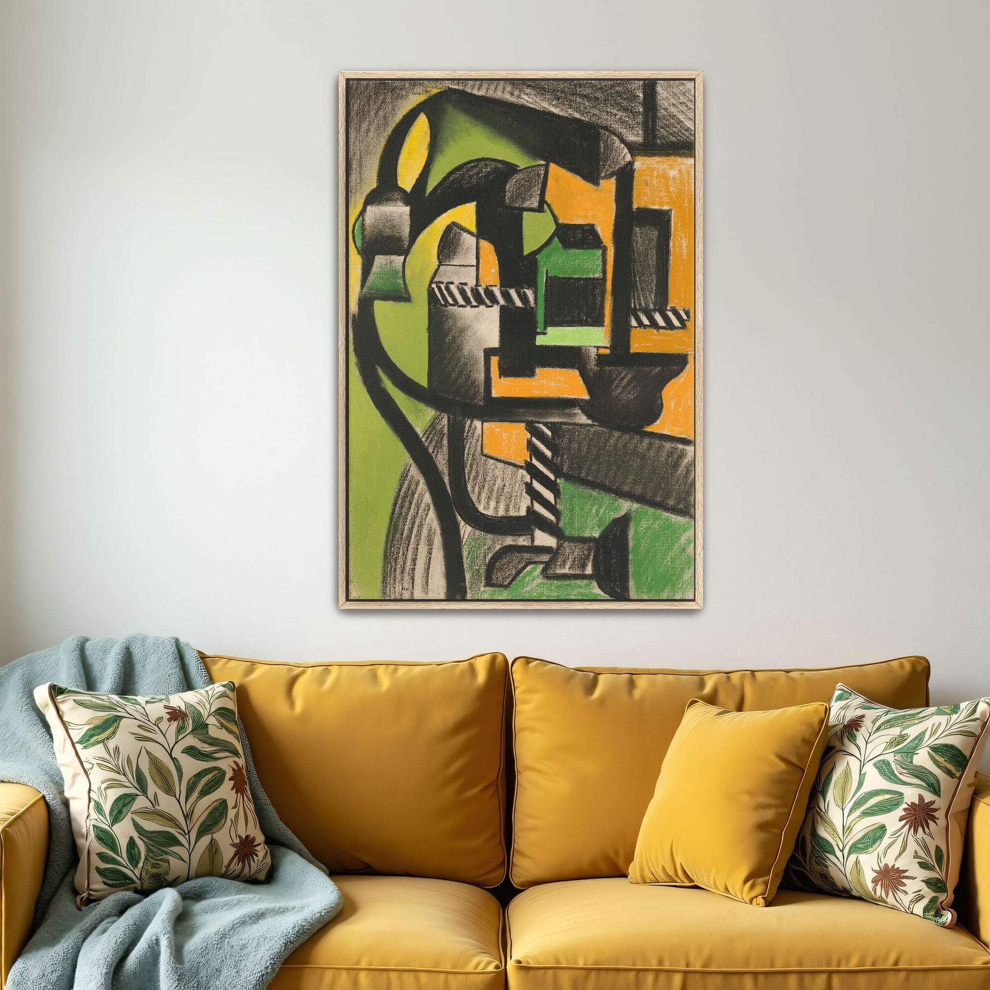 Abstract Cubist Composition by Henri Gaudier-Brzeska