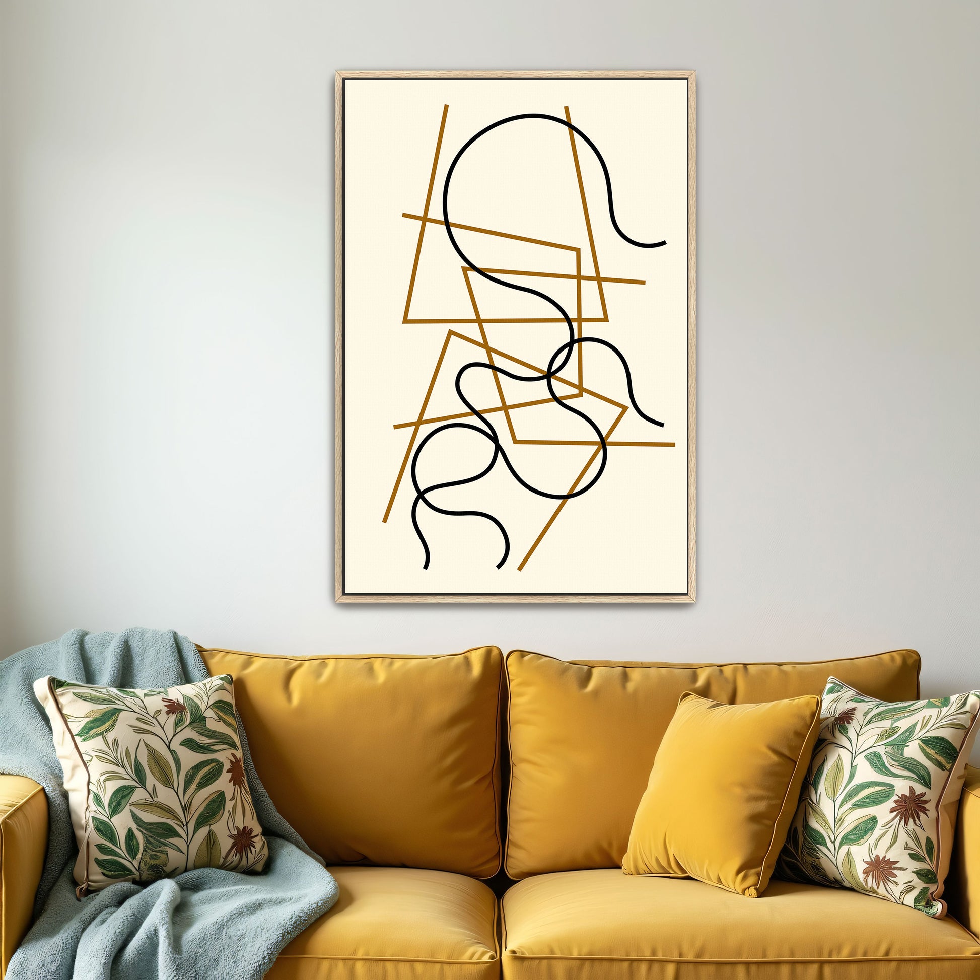 Abstract Lines And Curves By Myriam Thyes