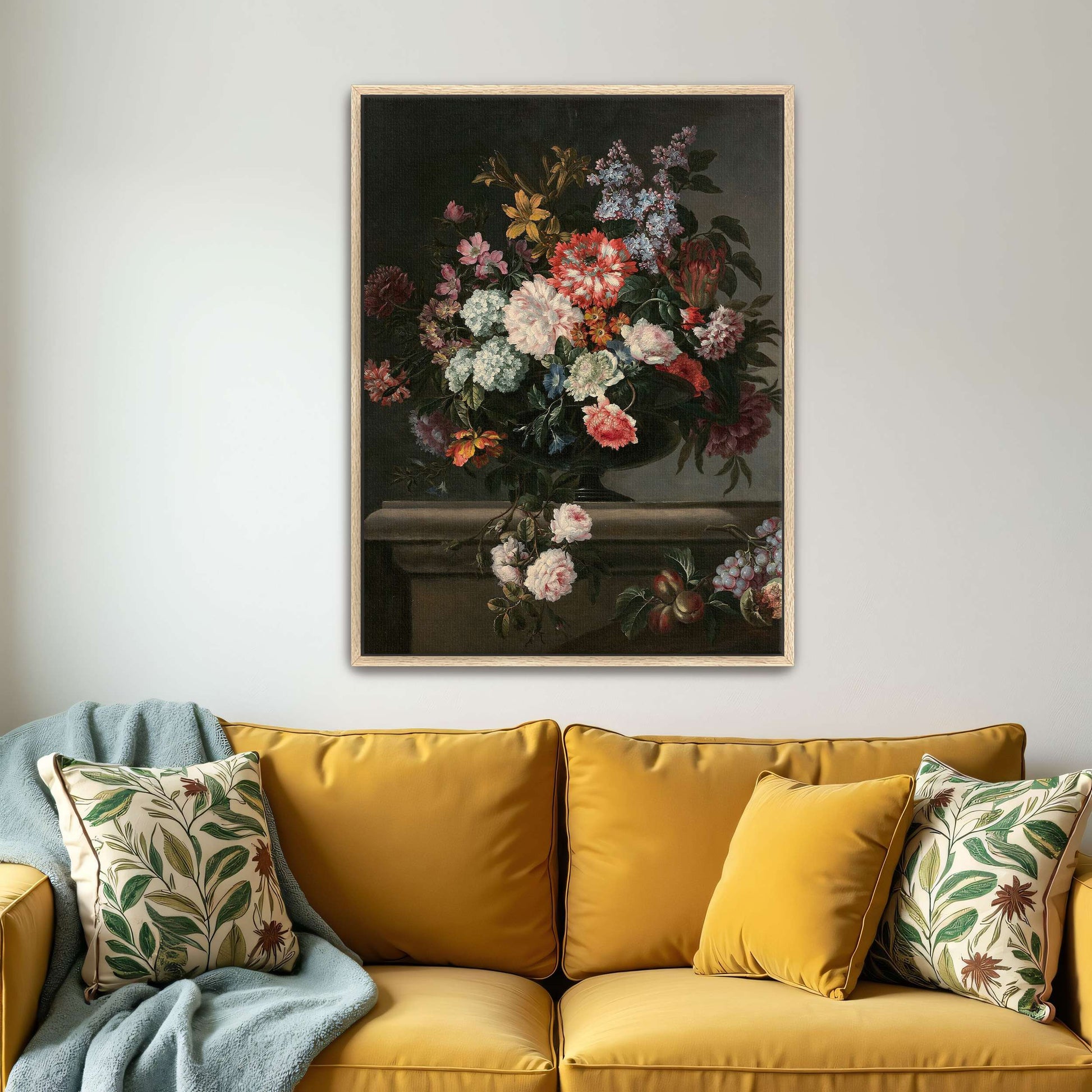 Still life with flowers and fruit by Jean-Baptiste Monnoyer