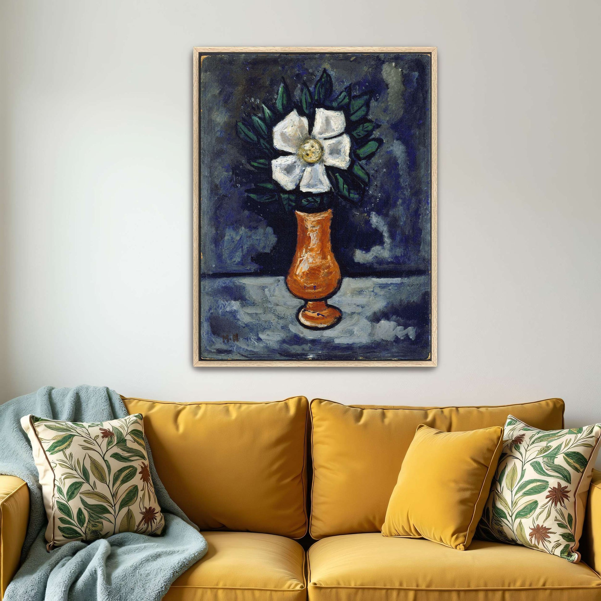 White Flower in a Vase by Marsden Hartley