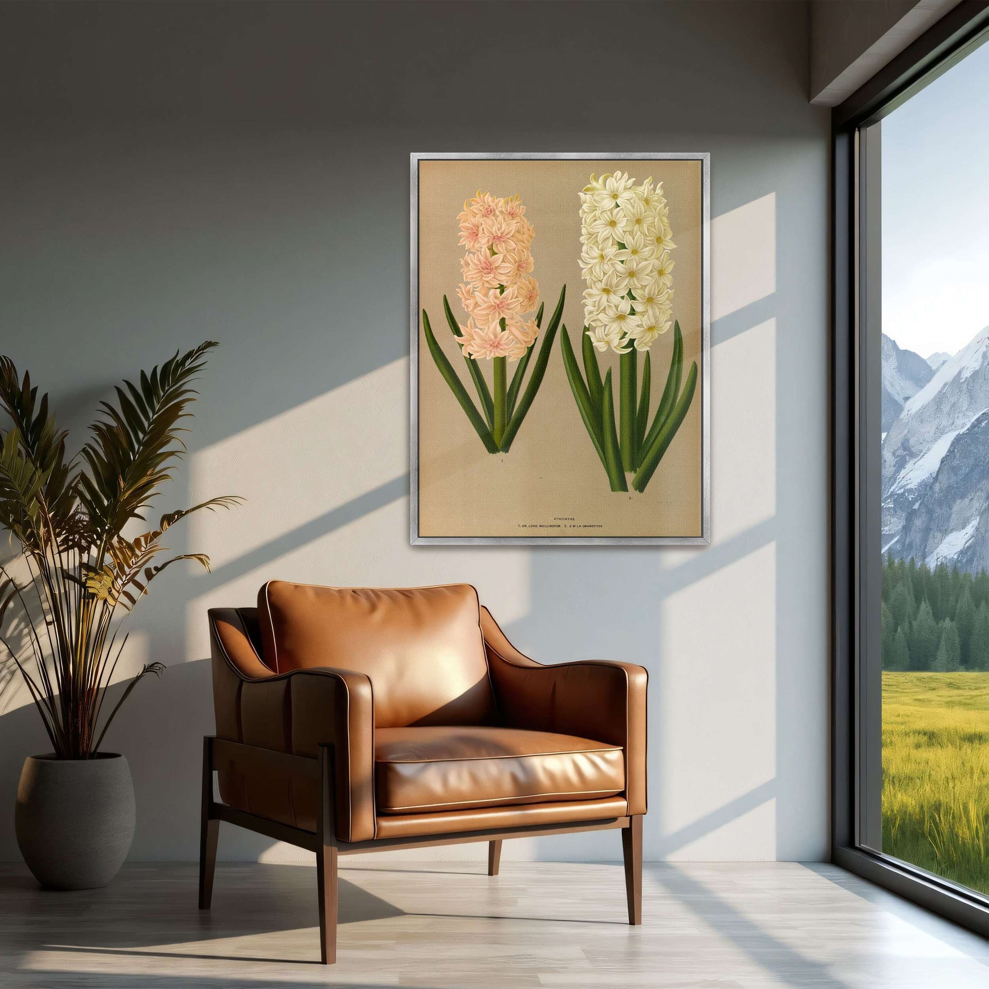 Two Hyacinth Flowers by Arentina Hendrica Arendsen