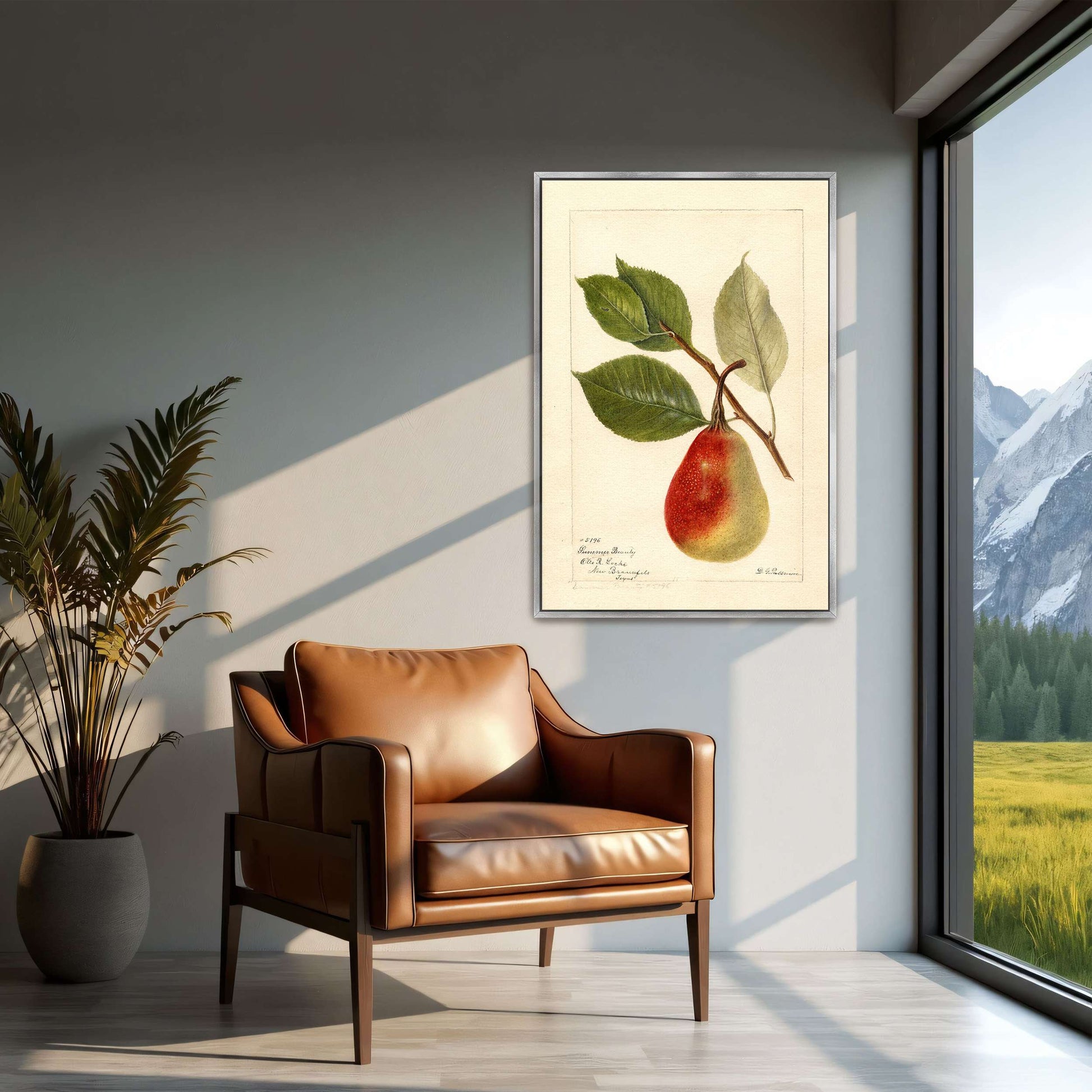 Summer Beauty pear watercolor by Deborah Griscom Passmore