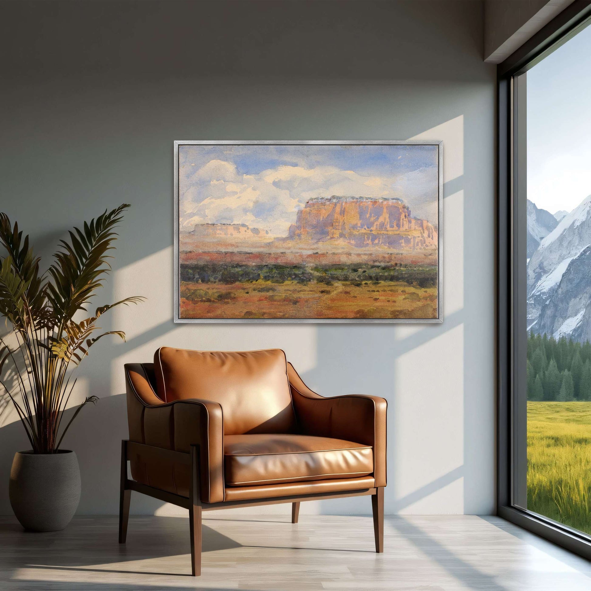 Mesa Landscape with Clouds by William Henry Holmes