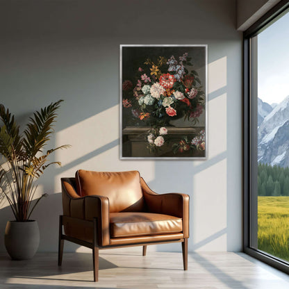Still life with flowers and fruit by Jean-Baptiste Monnoyer