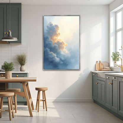 Cloudscape With Golden Light By Yara Rabibzad