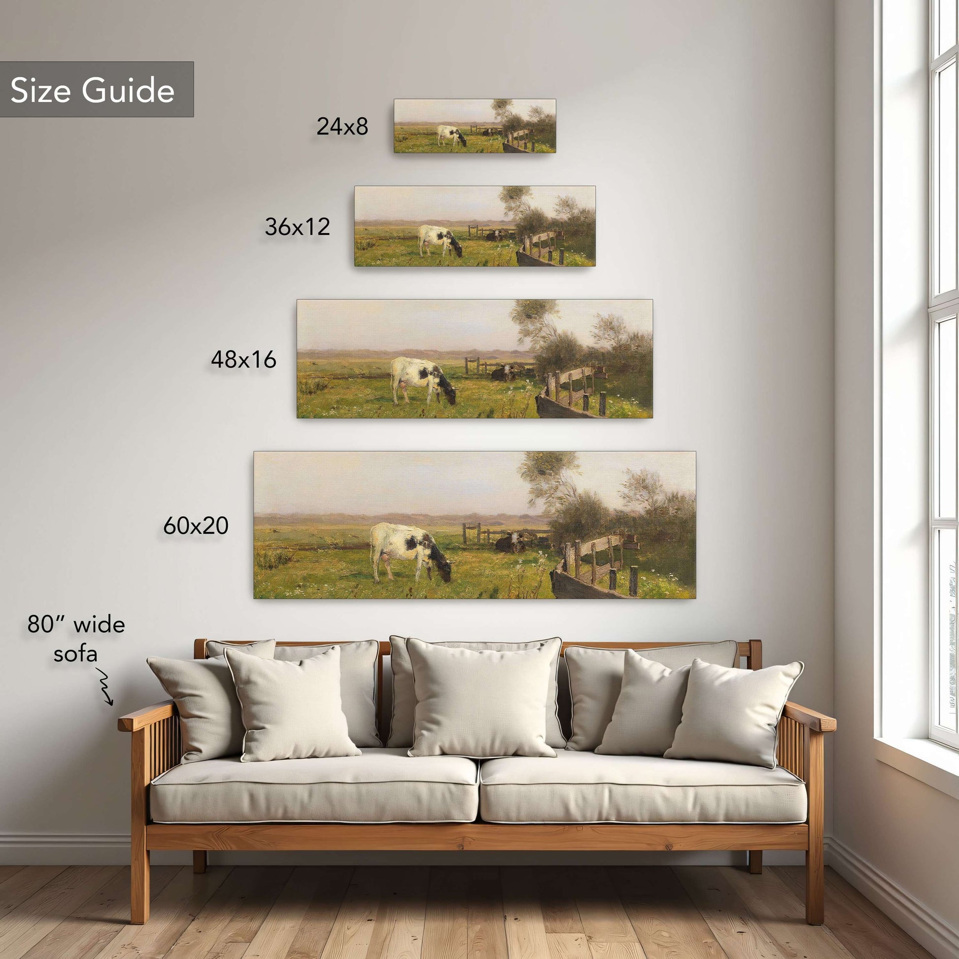 rural landscape with cows grazing in a field by Eugen Jettel