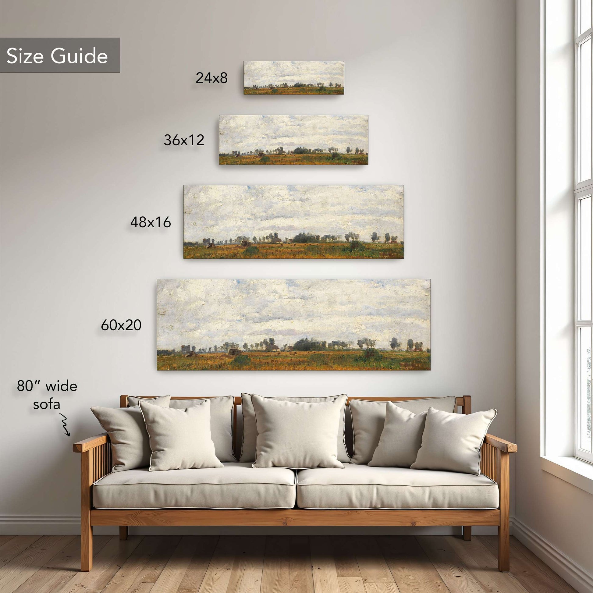 Rural landscape with cloudy sky by Paul Baum