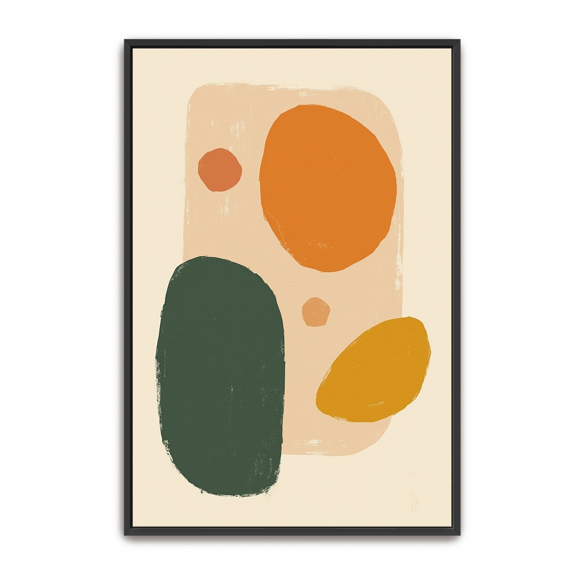 Abstract Shapes In Warm Tones By Yara Rabibzad