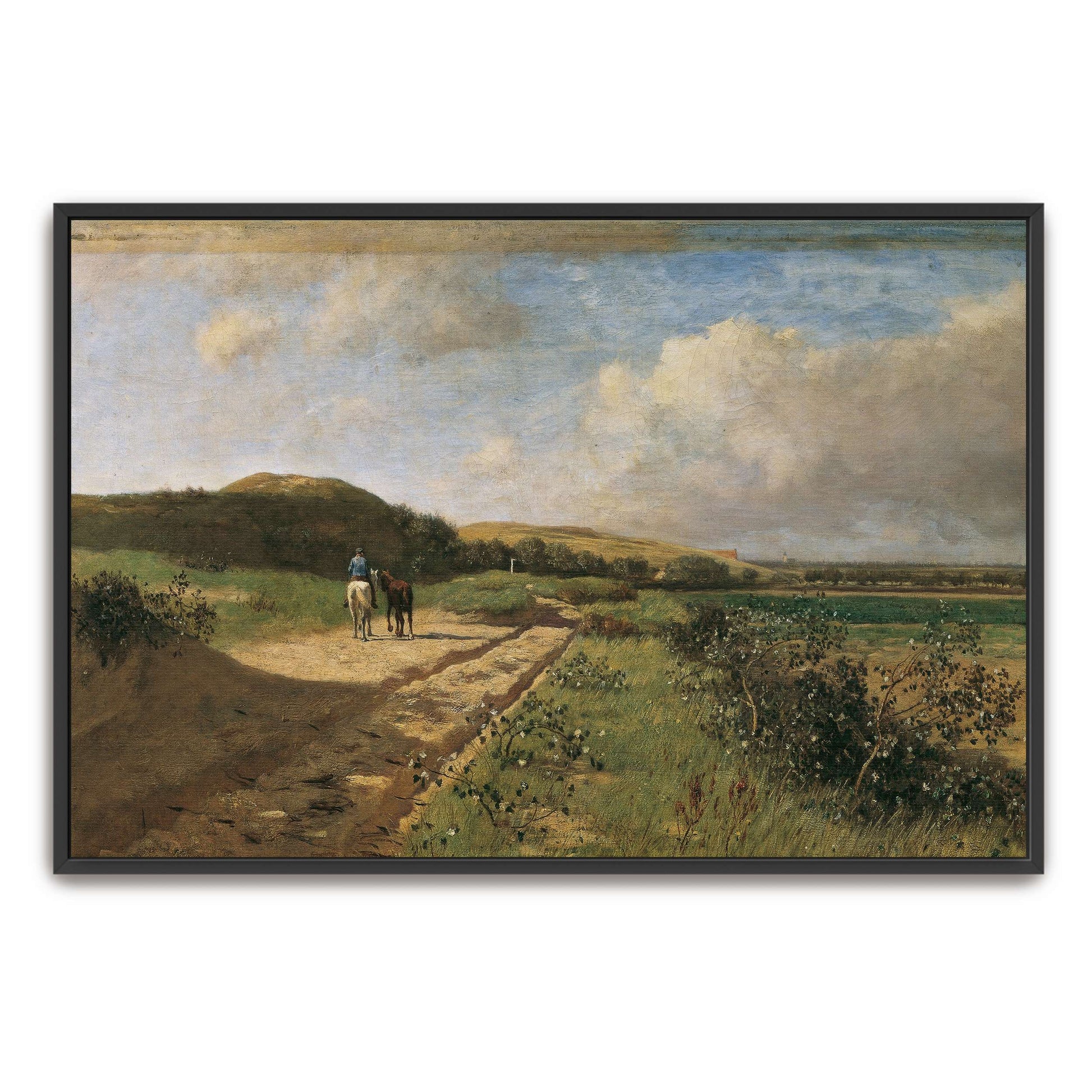 Horseback Rider on a Country Road by Eugen Jettel