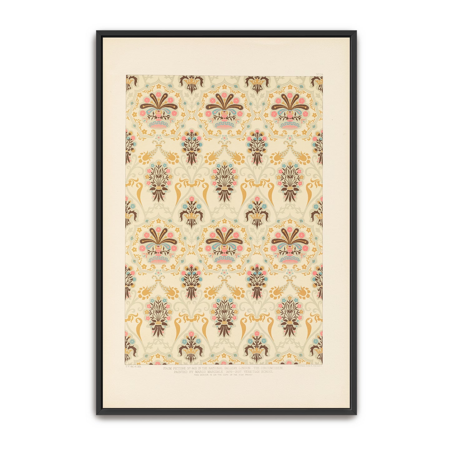 Italian Ornament Design Floral Motifs By Sydney Vacher