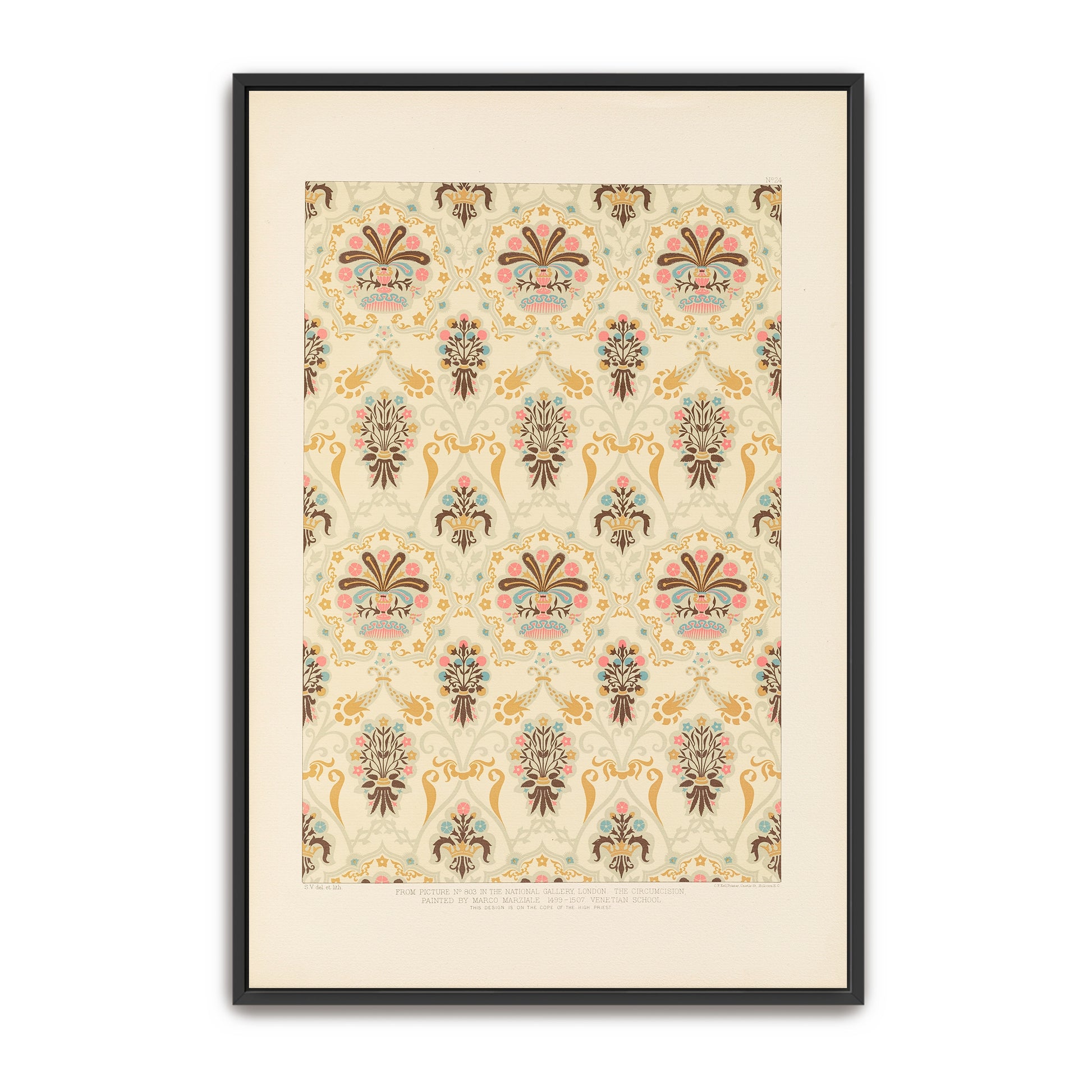 Italian Ornament Design Floral Motifs By Sydney Vacher