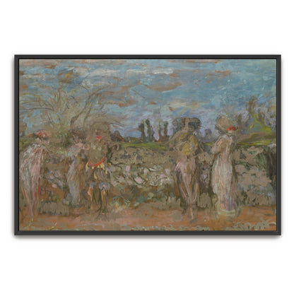 Impressionistic Figures In A Landscape By Édouard Vuillard