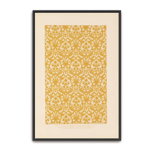 Fifteenth Century Italian Ornament Design Birds And Flowers By Sydney Vacher