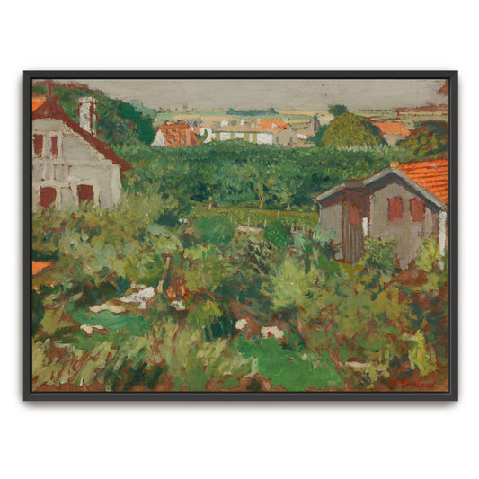 Houses and Trees in a Garden by Édouard Vuillard