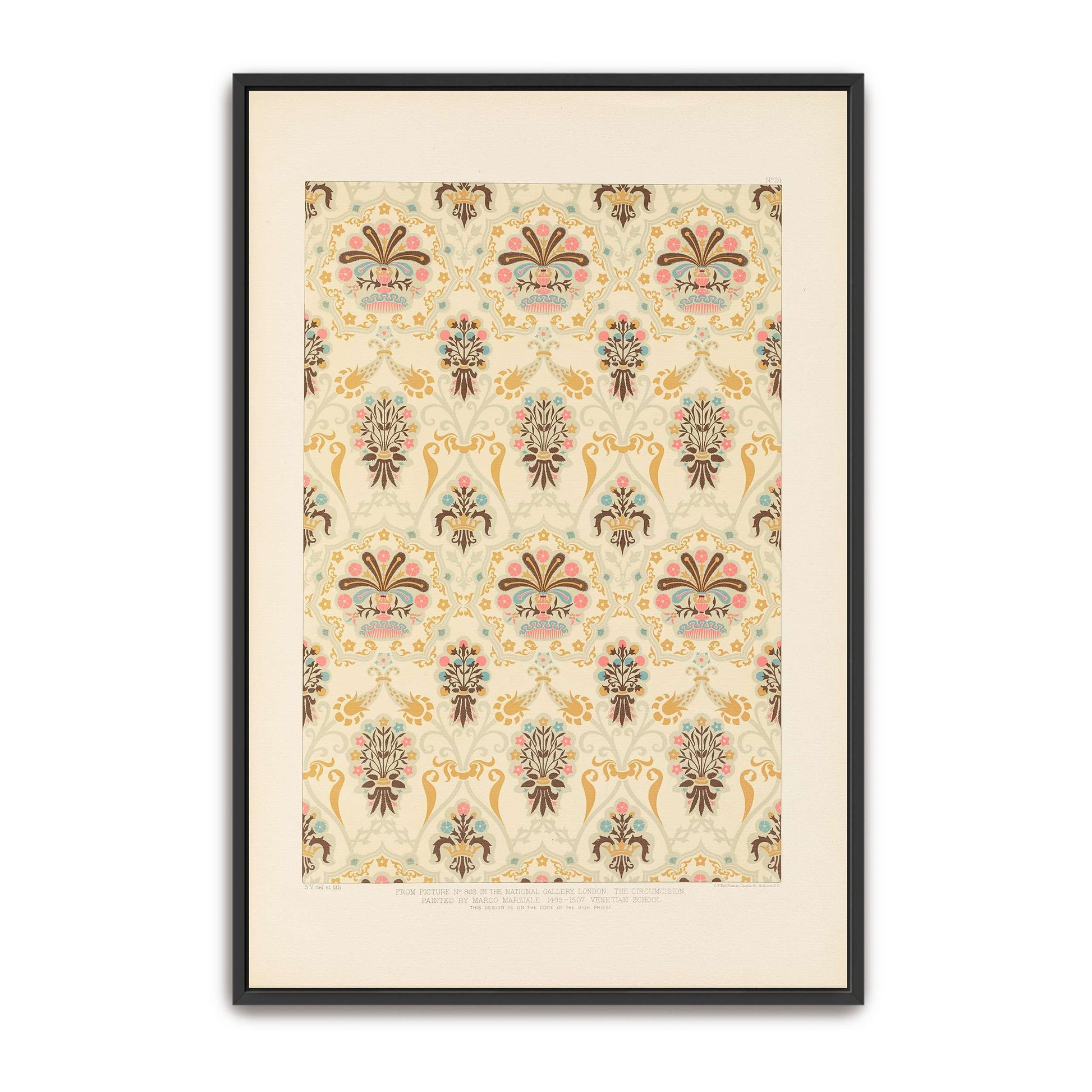 Italian Ornament Design Floral Motifs By Sydney Vacher