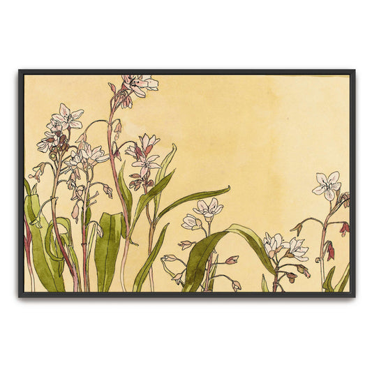 Delicate pink flowers by Hannah Borger Overbeck