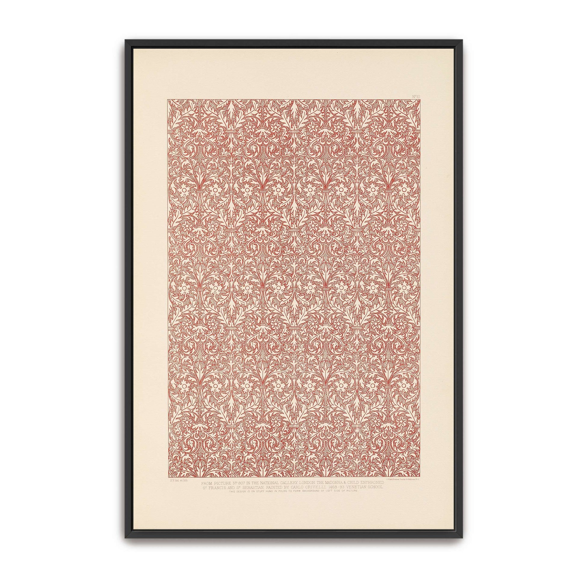Italian Ornamental Design From 15Th Century By Sydney Vacher