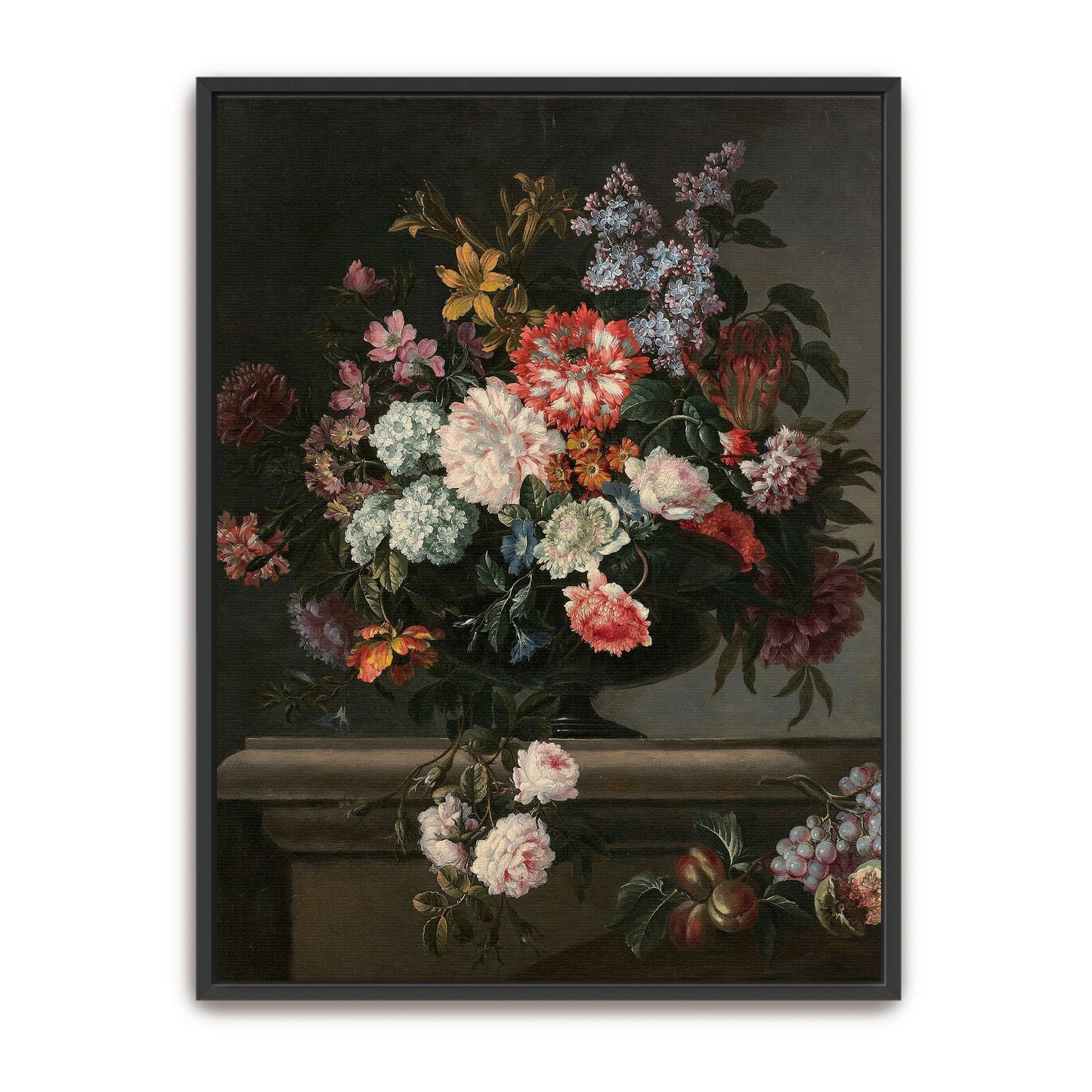 Still life with flowers and fruit by Jean-Baptiste Monnoyer