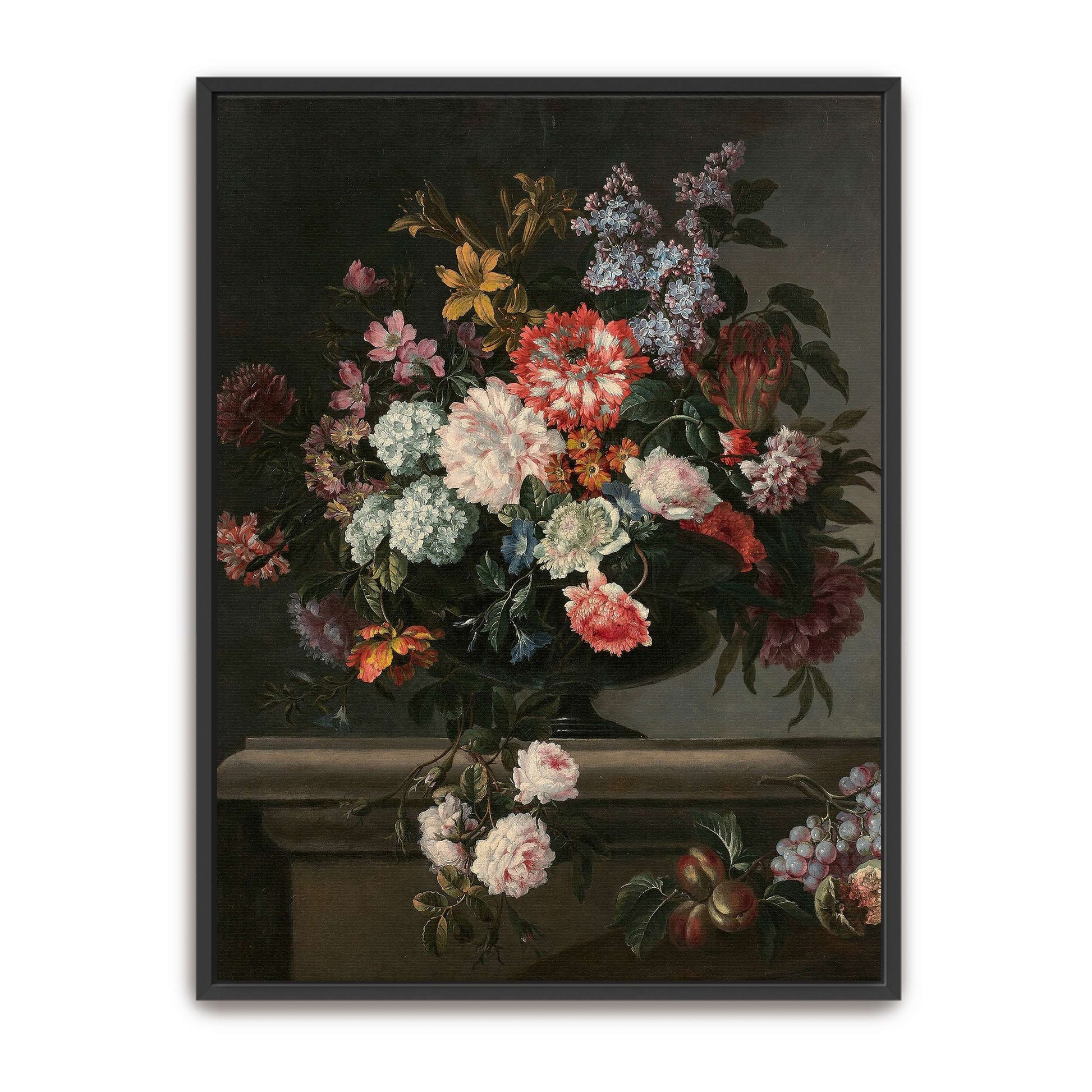 Still life with flowers and fruit by Jean-Baptiste Monnoyer