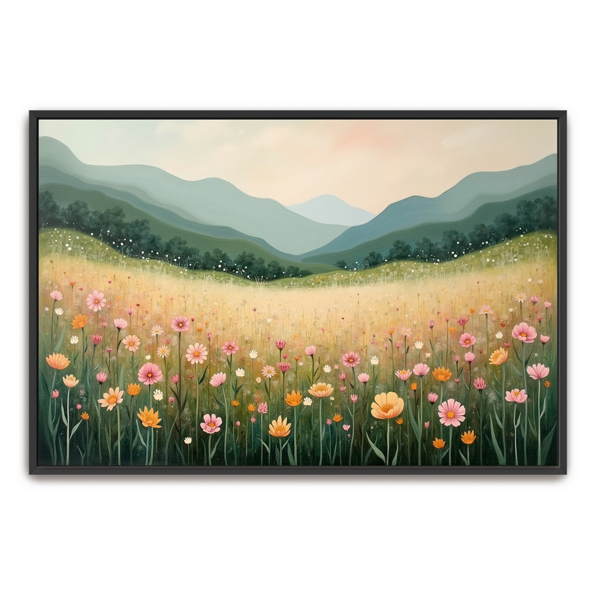 Mountain Meadow Wildflowers By Yara Rabibzad