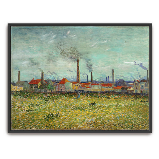 Factory Landscape With Smoke And Yellow Fields By Vincent Van Gogh