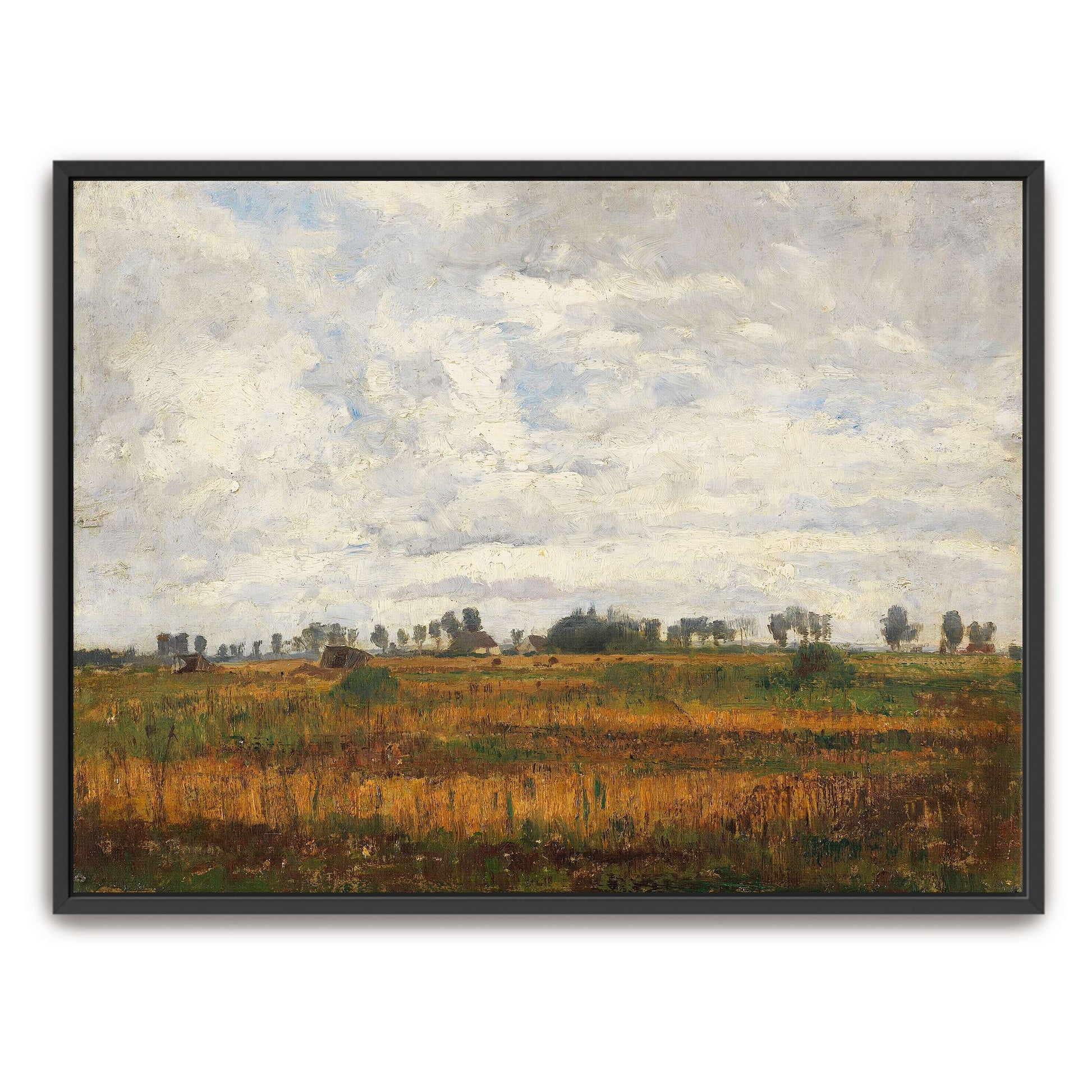 Rural landscape with cloudy sky by Paul Baum