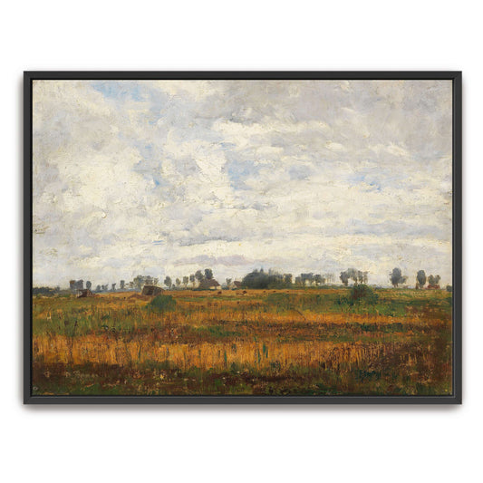 Rural landscape with cloudy sky by Paul Baum