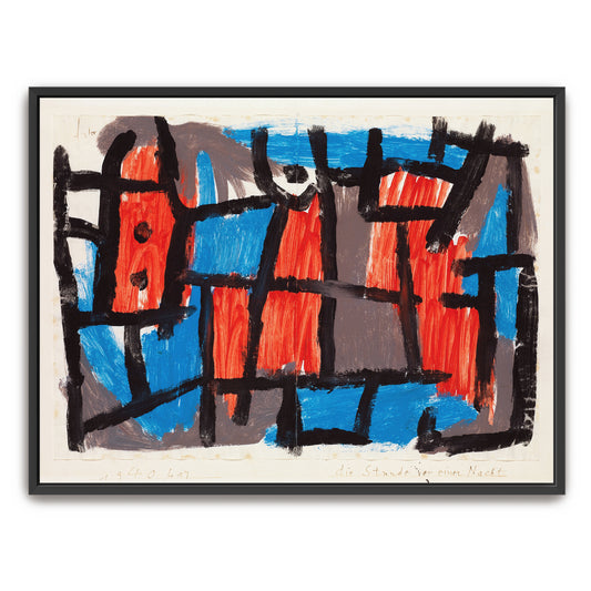 Abstract Composition In Red, Blue And Grey By Paul Klee